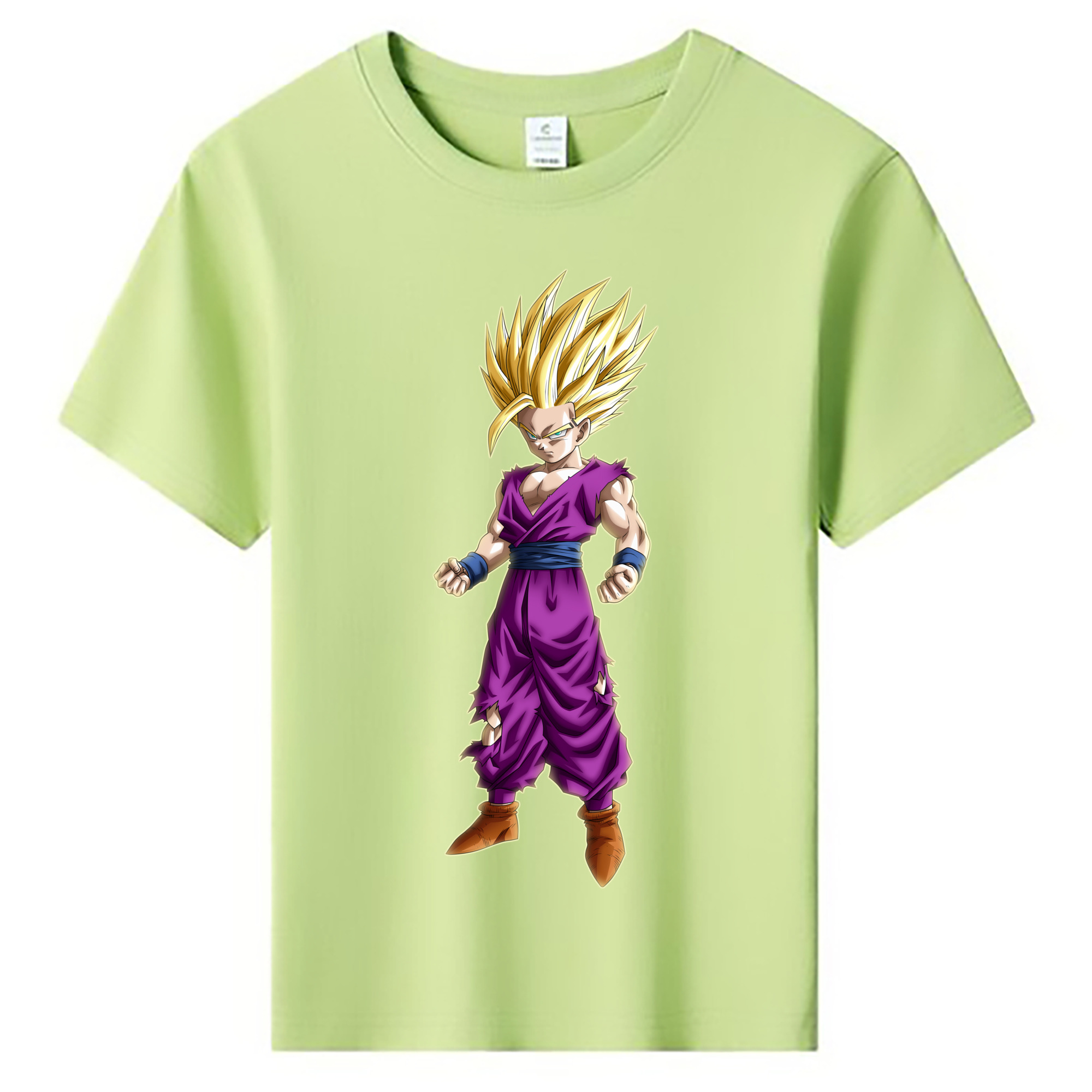 （画像用） ドラゴンボール 孫 悟飯（そんごはん）DRAGON BALL Son Gohan 綿100％キッズTシャツ（フロントプリント）